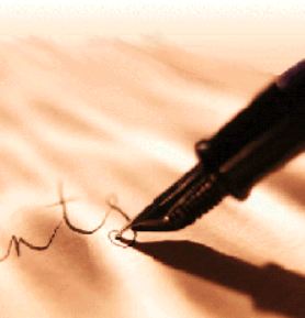 pen writing
